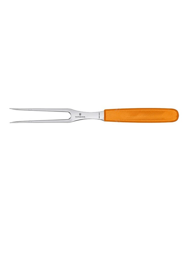 Carving Fork Orange/Silver