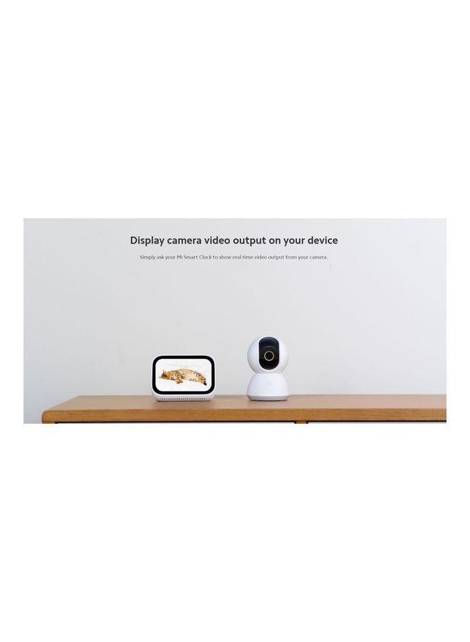 360° Home Security Camera White/Black