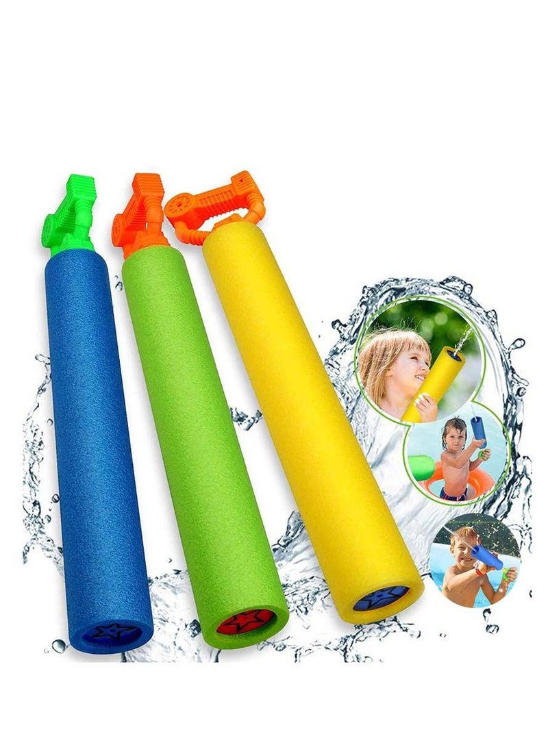 Water Guns for Kids Super Blaster Soaker Foam Pool Toys Fun Beach Outdoor Games Toys for Outdoor Summer Beach Swimming Pool Party Garden Water Games Toys Gift for Boys Girls(3Pack)