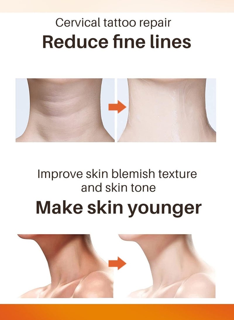 60ml Hibiscus and Honey Firming Cream Neck Firming Cream Skin Tightening Cream Skin Firming Lotion with Collagen and Hyaluronic Acid Reduces the Look of Neck Lines Tightens Firming and Smooths