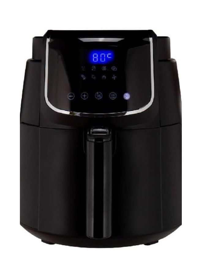 XL Digital Air Fryer With Dual Cyclone Rapid Hot Technology for Frying, Grilling, Broiling, Roasting, Baking, Toasting, Timer up to 60 minutes Temperature Control up to 200°C 4 L 1500 W MFCN40D2 BLACK