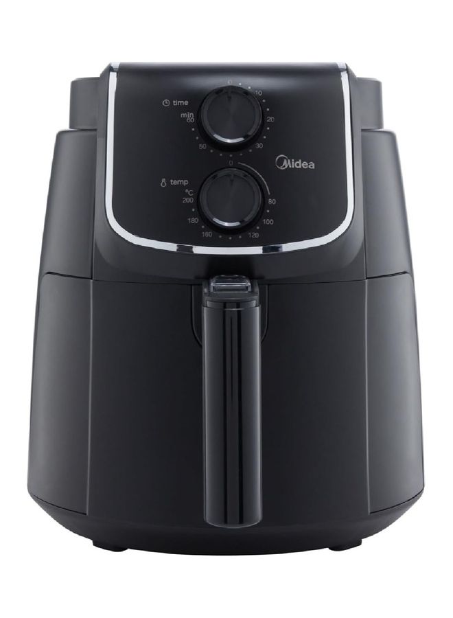 XL Air Fryer with Dual Cyclone Rapid Hot Technology for Frying, Grilling, Broiling, Roasting, Baking, Toasting, Timer up to 60 minutes & Temperature Control up to 200°C 5 L 1500 W MFTN40D2 Black