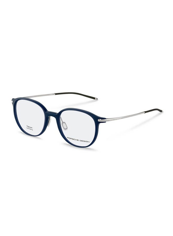 Unisex Round Eyeglass Frame - P8734 C 51 - Lens Size: 51 Mm