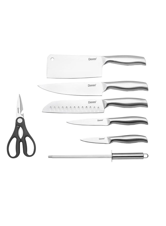 Dessini 9-Pieces kitchen knife Set With Stainless Steel Block