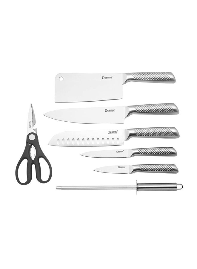 Dessini 9-Piece kitchen knife Set With Stainless Steel Block