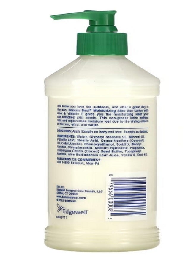 Moisturizing After Sun Lotion with Aloe  Vitamin E 16 fl oz 473 ml