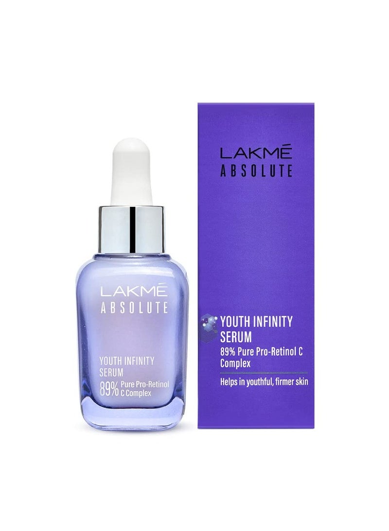 LAKME Absolute Youth Infinity Skin Sculpting Face Serum with Niacinamide Collagen Booster and Vitamin
