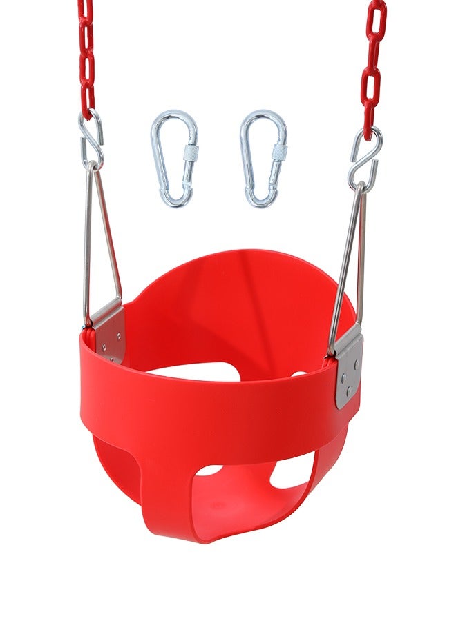 Eva Full Bucket Baby Swing Set With Chain Indoor Hanging Baby Swings Chair Patio Children Toy