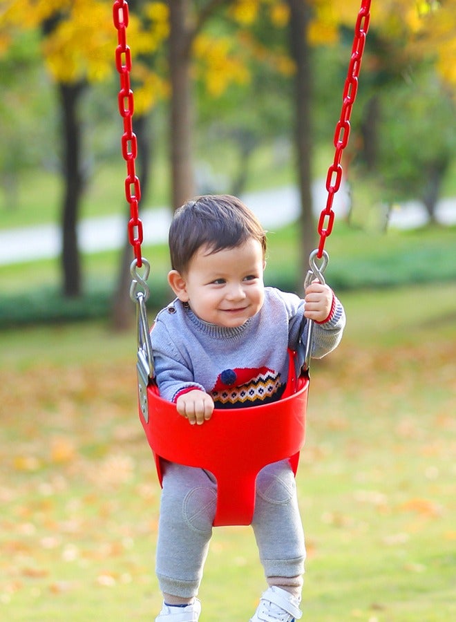 Eva Full Bucket Baby Swing Set With Chain Indoor Hanging Baby Swings Chair Patio Children Toy