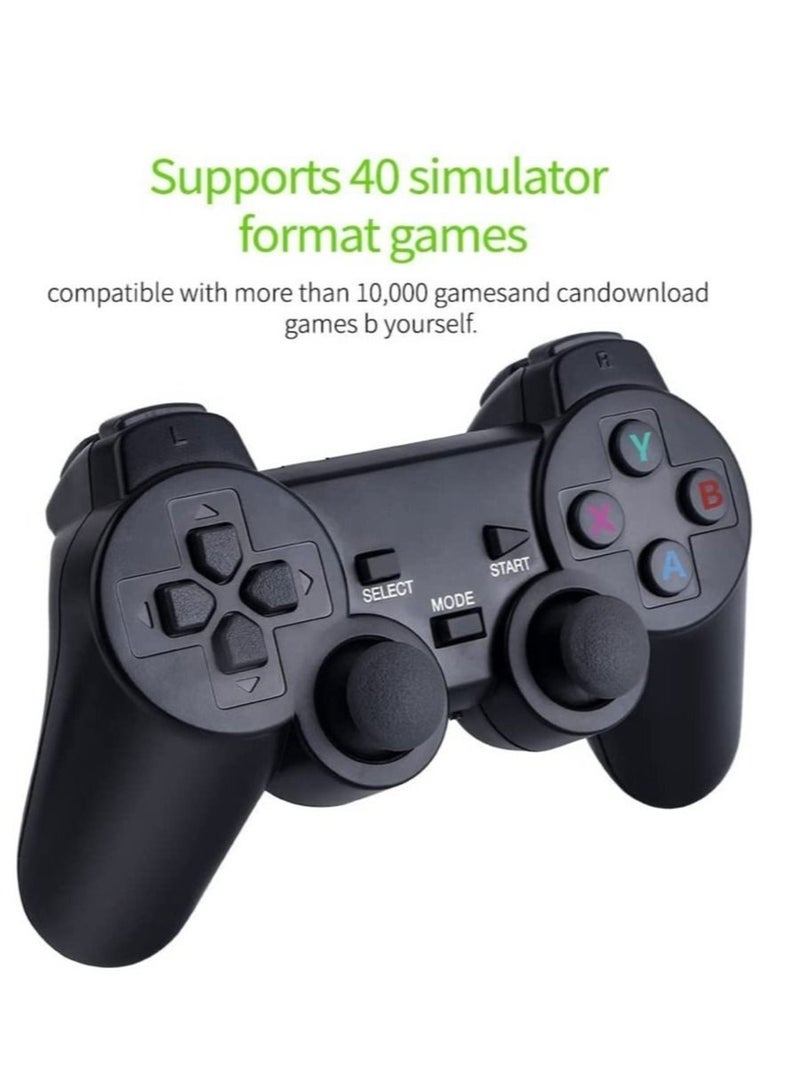 DMG 4K HD video game console, dual 2.4G wireless controllers, plug-and-play stick, built-in 10,000 games, retro handheld console