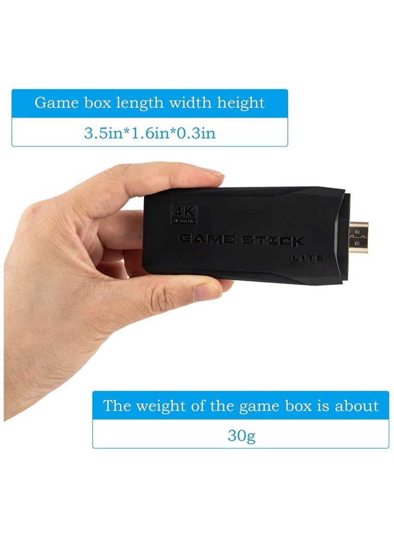 DMG 4K HD video game console, dual 2.4G wireless controllers, plug-and-play stick, built-in 10,000 games, retro handheld console