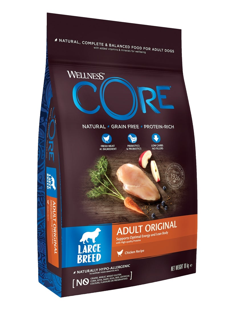 Core Original Chicken Recipe Large Breed Adult Dog Food 10 kg