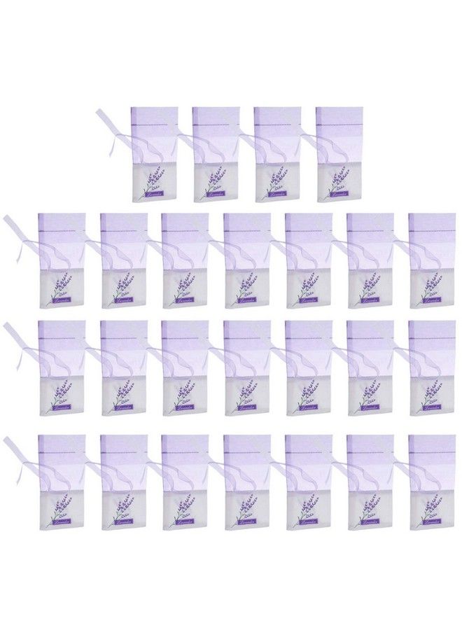 Lavender Sachet Bags 25 Pack Lavender Sachet Bags Sachet Empty Bags For Lavender Buds Rose Organza Gauze Bags (Light Purple)