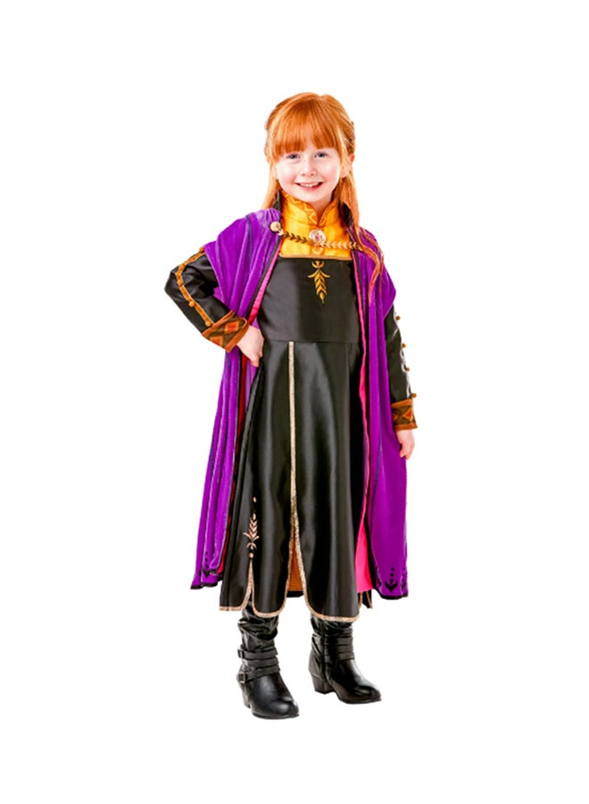 Official Disney Frozen 2, Anna Premium Dress, Childs Costume, Size Large Age 7-8 Years