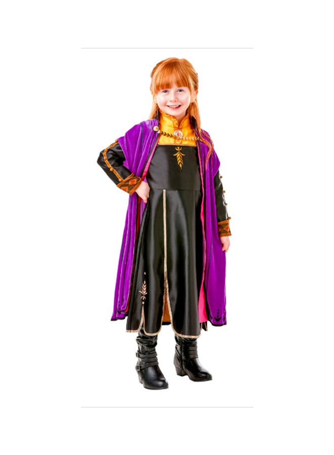 Official Disney Frozen 2, Anna Premium Dress, Childs Costume, Size Small Age 3-4 Years