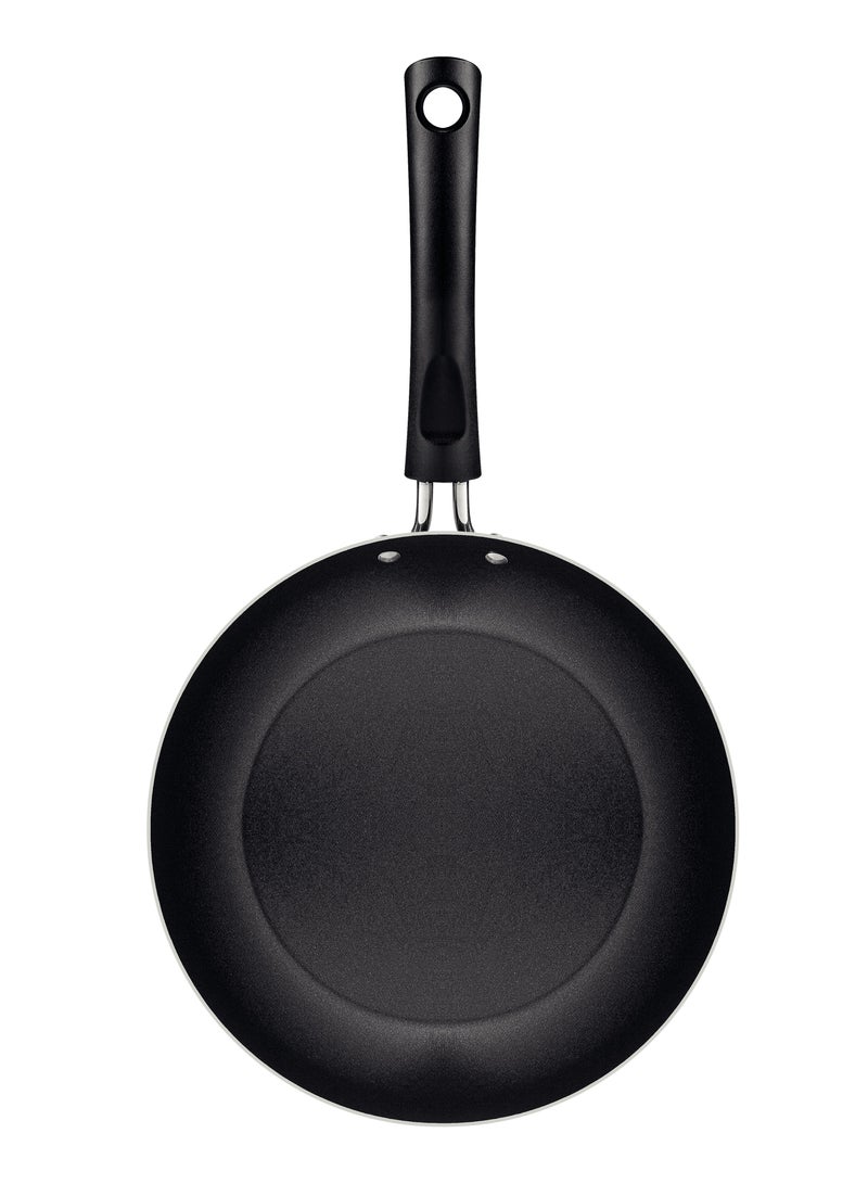 Chelsea 24cm 1.2L Black Aluminum Frying Pan with Interior and Exterior Starflon Max PFOA Free Nonstick Coating