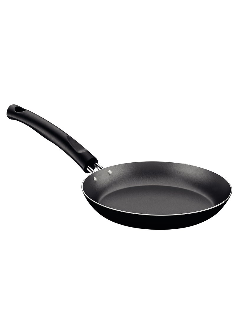 Chelsea 24cm 1.2L Black Aluminum Frying Pan with Interior and Exterior Starflon Max PFOA Free Nonstick Coating