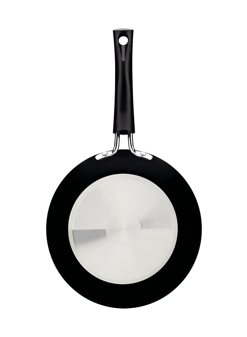 Chelsea 20cm 0.8L Black Aluminum Frying Pan with Interior and Exterior Starflon Max PFOA Free Nonstick Coating