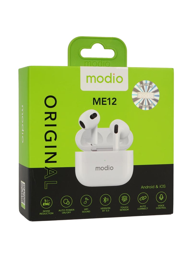 ME12 Bluetooth Wireless Earphone for Android and iOS