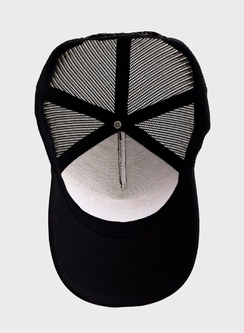 Men's Cap with Mesh and Snapback closure - Ford Car Collection Black