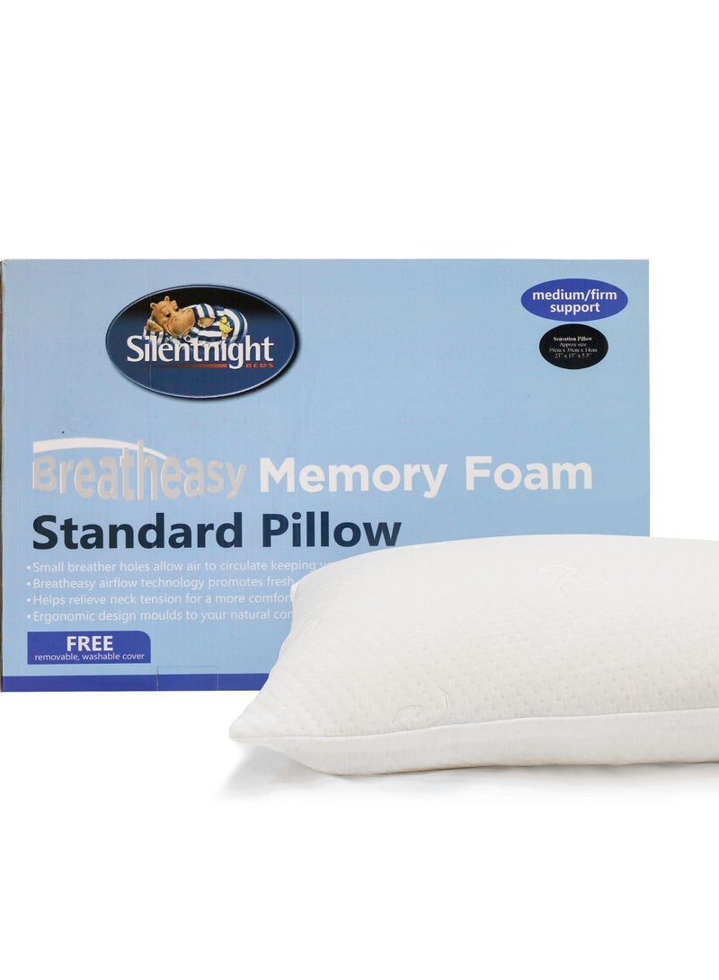 Standard Breatheasy Memory Foam Pillow