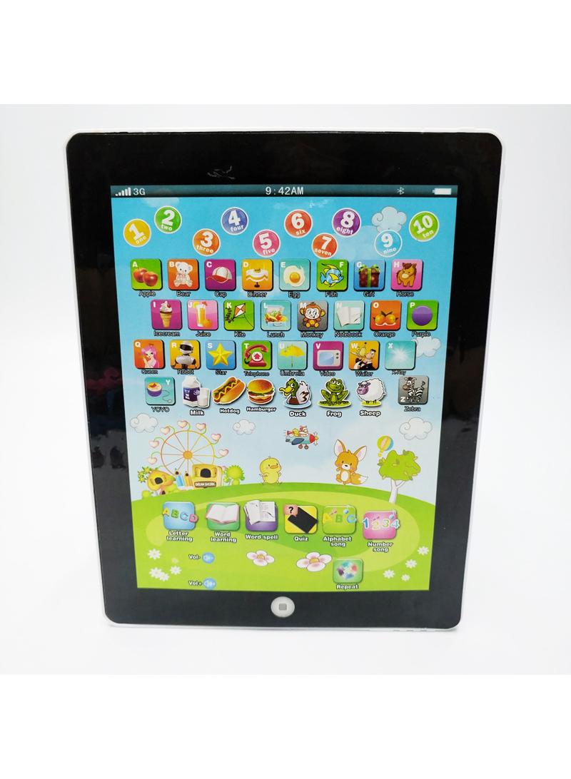 English tablet learning story machine Children's early education story machine learning toy without battery 2929-26 White