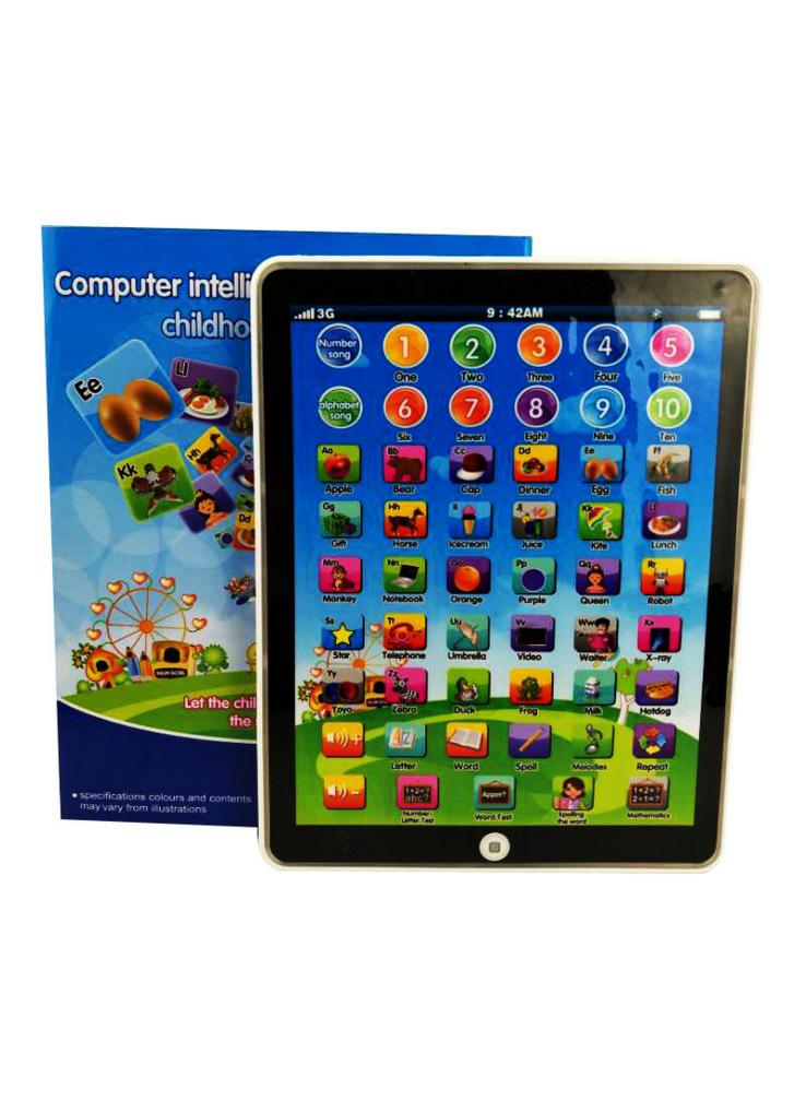 Portable children's English tablet learning point reading machine early education story machine toy without batteryEnglish 688-5