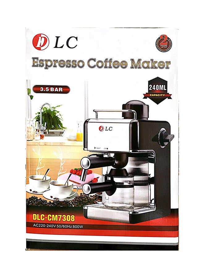 Espresso Coffee Maker 240.0 ml DLC Black/Silver