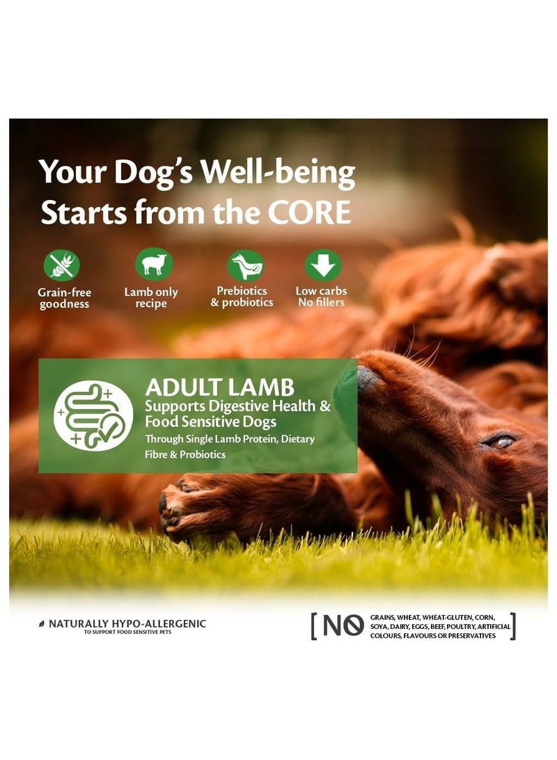 Core Lamb Recipe Adult Dog Food 1.8kg