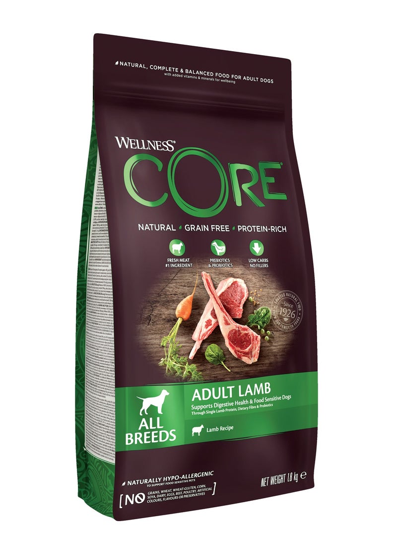 Core Lamb Recipe Adult Dog Food 1.8kg