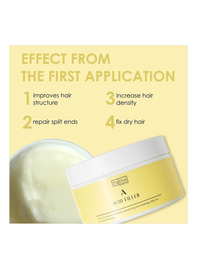 RESTORATION Hair Mask for Deep Fibers Restoration With Acid Formula, 300ml