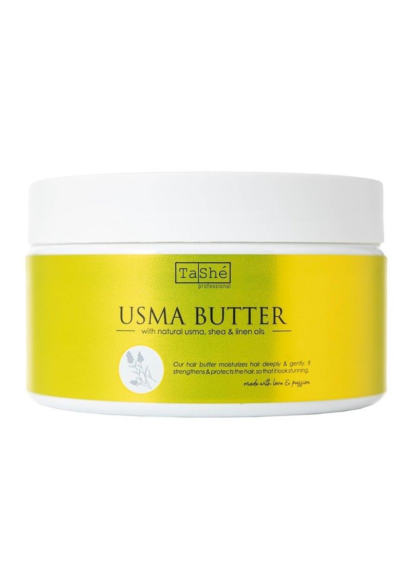 Usma Hair Butter for Strength & Shine – Shea & Flax Oils for All Hair Types