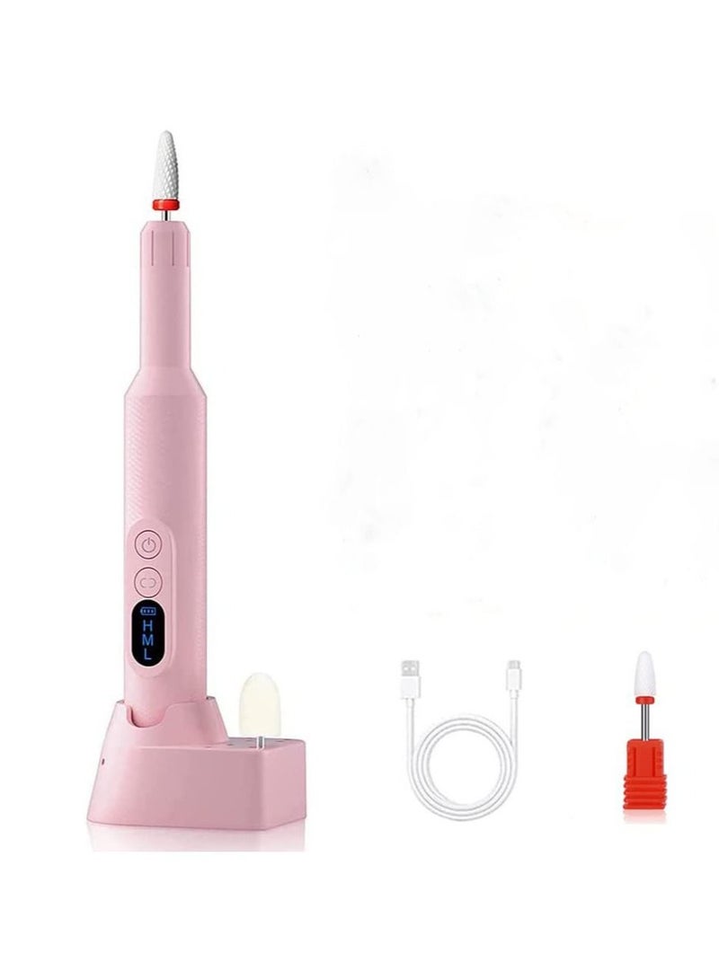 Electric Nail Drill, 13 in 1 Electric Manicure and Pedicure Kit, Portable Nail Drill, Adjustable Speed Electric Nail Drill for Home and Salon Use