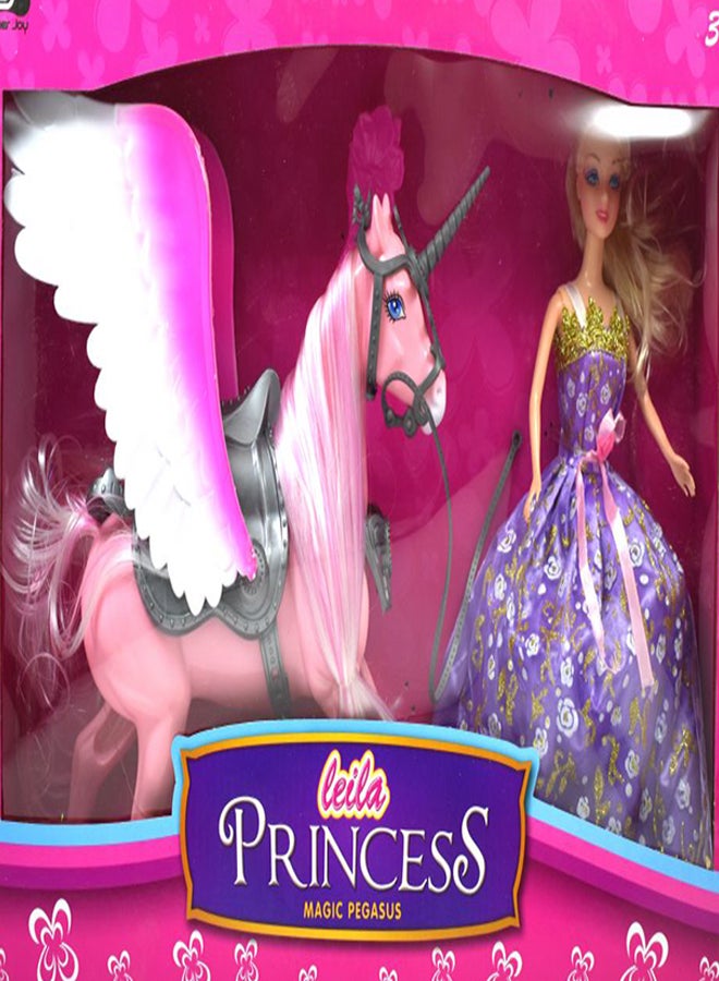 Leila Princess And Magic Pegasus Play Set