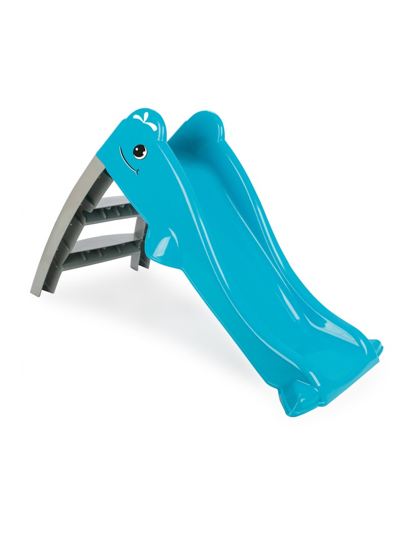 Pilsan Dolphin Water Slide Blue With Water Springler - Suitable For Girls & Boys Ages 2 to 6 Years