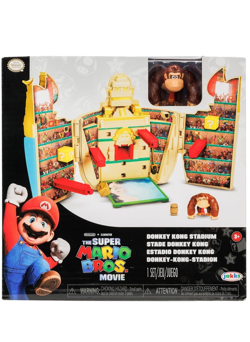 The Super Mario Bros. Movie Donkey Kong Stadium Playset