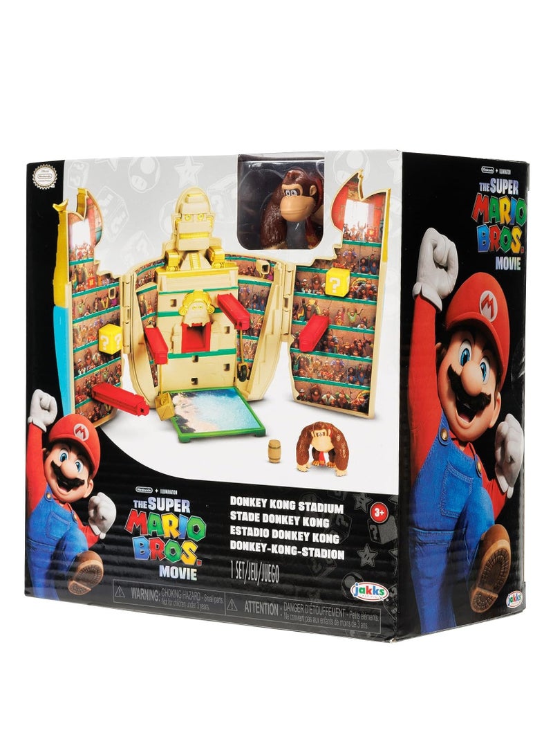 The Super Mario Bros. Movie Donkey Kong Stadium Playset