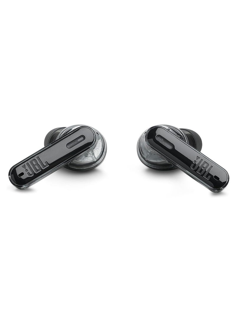 Tune Beam True Wireless Noise Cancelling Earbuds, Pure Bass Sound, Bluetooth 5.3, Smart Ambient, 4-Mics Technology, VoiceAware, 48H Battery, Water And Dust Resistant Black