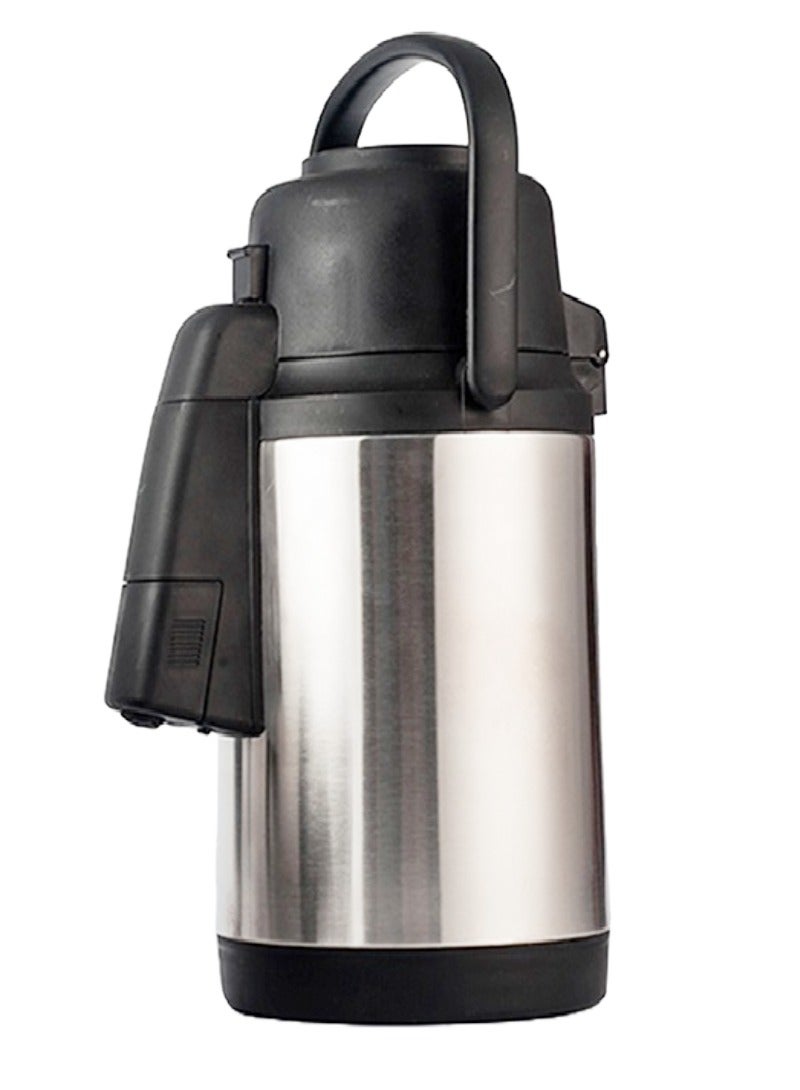 Airpot Thermos, Double Wall Stainless Steel Airpot Flask 4L