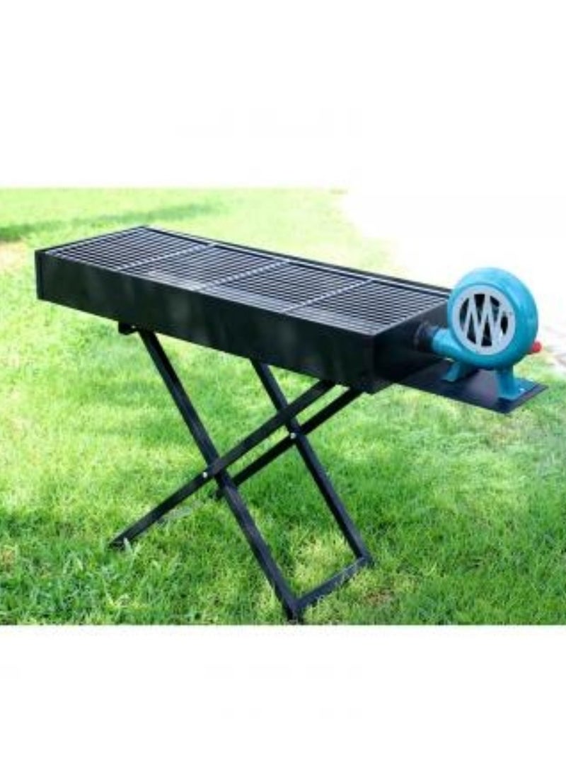 Barbeque Grill Outdoor  BBQ Grill with Blower Fan 106cm X 25.5cm