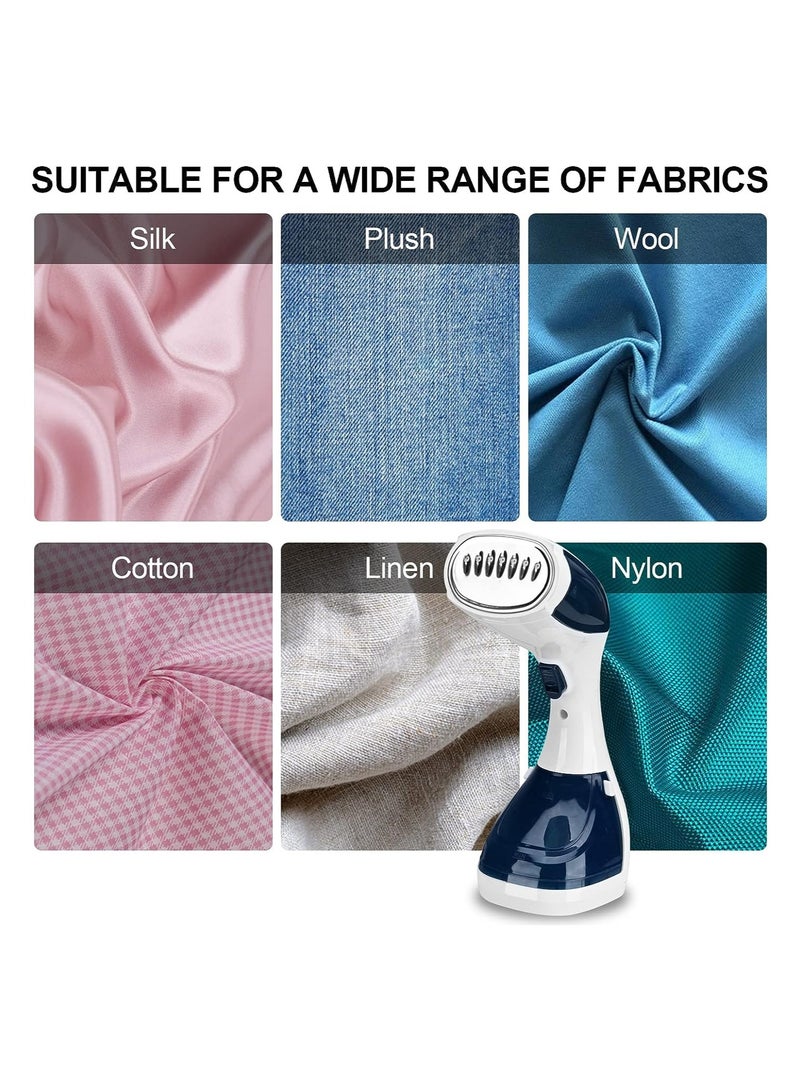 Handheld Steamer Garment 1100W Home/Travel UseBlue/White 200ml Water Tank