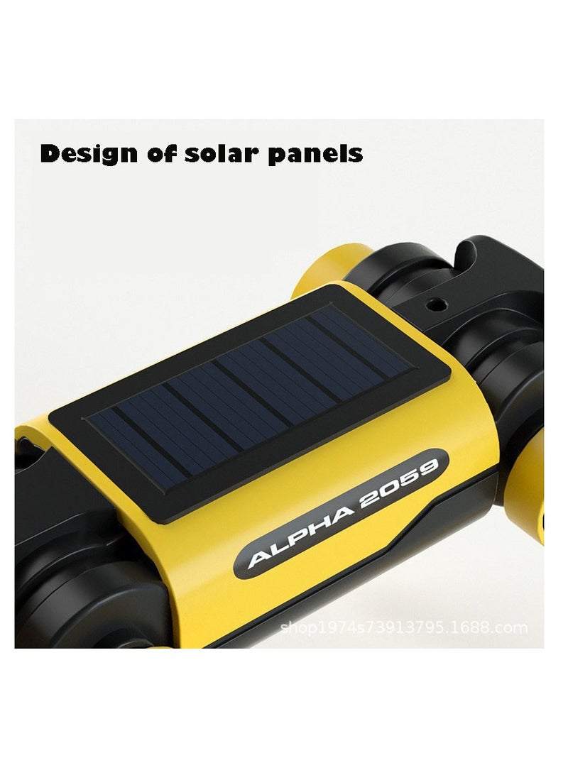 Solar Powered Creative And Fun Assembly Design Electronic Mechanical Dog