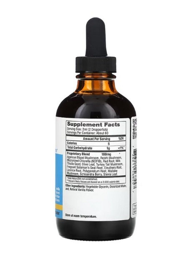 Kids NDF Calm Naturopathic Herbal Drops Vanilla 4 fl oz 118 ml