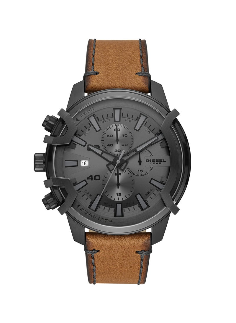 Men's Analog Leather Wrist Watch DZ4569