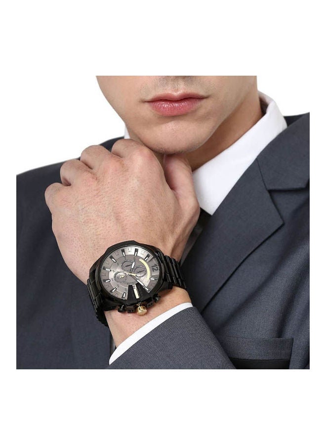 Men's Analog Stainless Steel Clasp Round Wrist Watch Dz4479