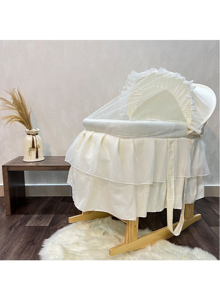Moses basket baby cradle with rocking stand