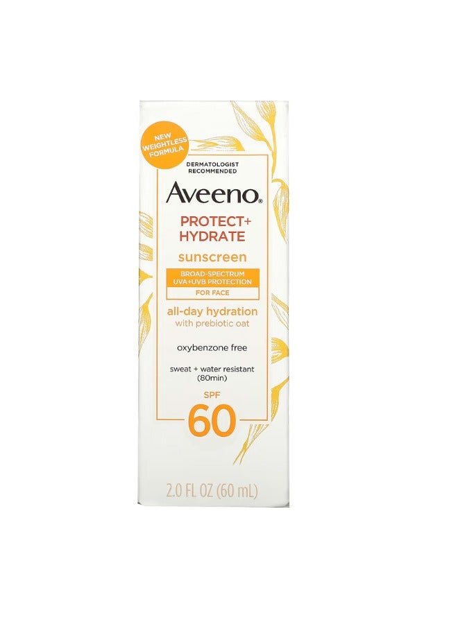 Protect + Hydrate Sunscreen For Face SPF 60 2 fl oz 60 ml