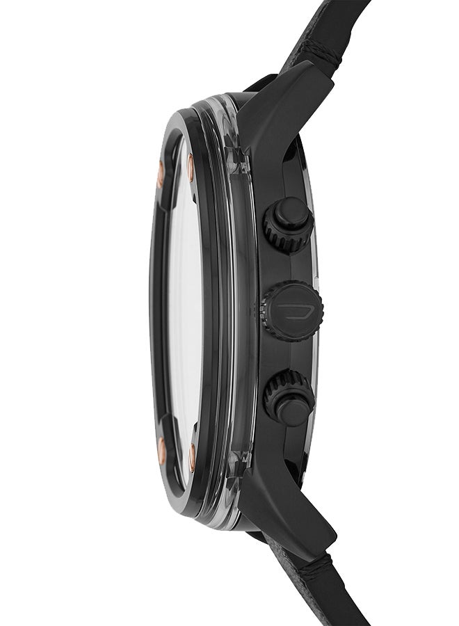 Men's Leather Analog Watch DZ7428