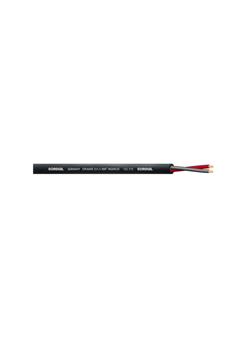 Cordial CLS 215 BLACK 100 Bulk Cable