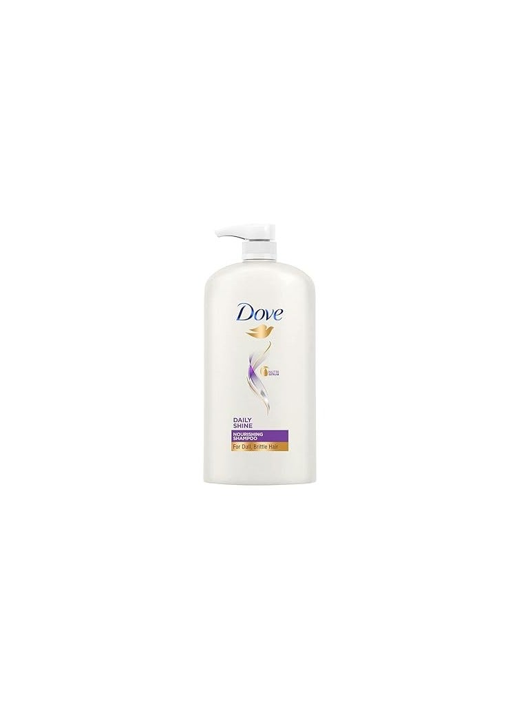 Dove Daily Shine Shampoo For Damaged or Frizzy Hair Makes Hair Soft Shiny And Smooth